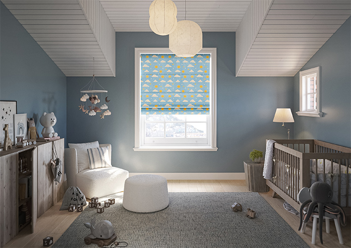 Cloud Nine, Sunshine - Motorised Roman Blind - Image 8